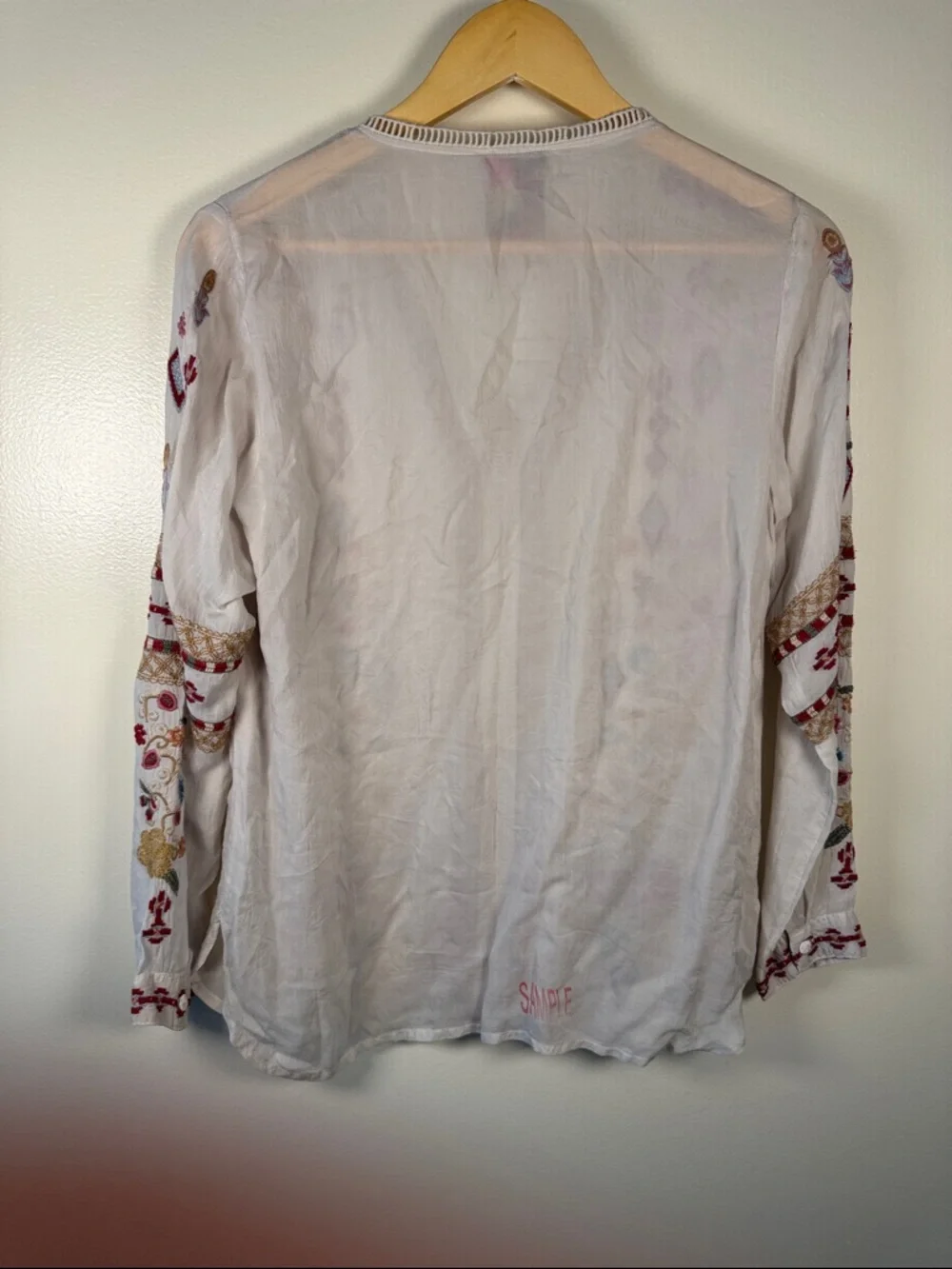 Johnny Was Paulina Shirt in Eli Women’s Small NWT‎ *marked SAMPLE* see photos - Picture 7 of 10